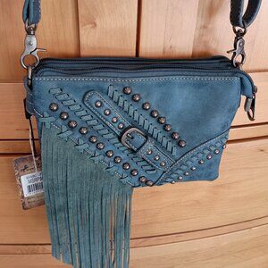 BRAND NEW Montana West Crossbody Fringe Studded